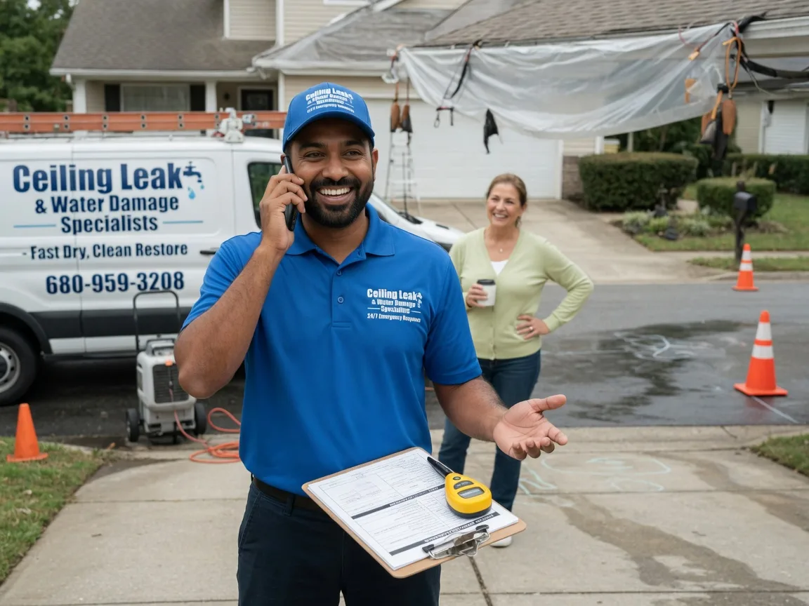 Ceiling Leak Cleanup Penn Run, PA FAQs